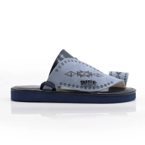 احذية شرقية مطرزة ازرق3 احذية شرقية مطرزة ازرق3