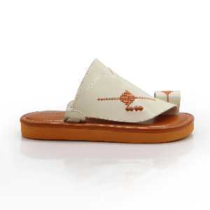 احذية شرقية مطرزة بيج برتقالي 3 احذية شرقية مطرزة بيج برتقالي 3