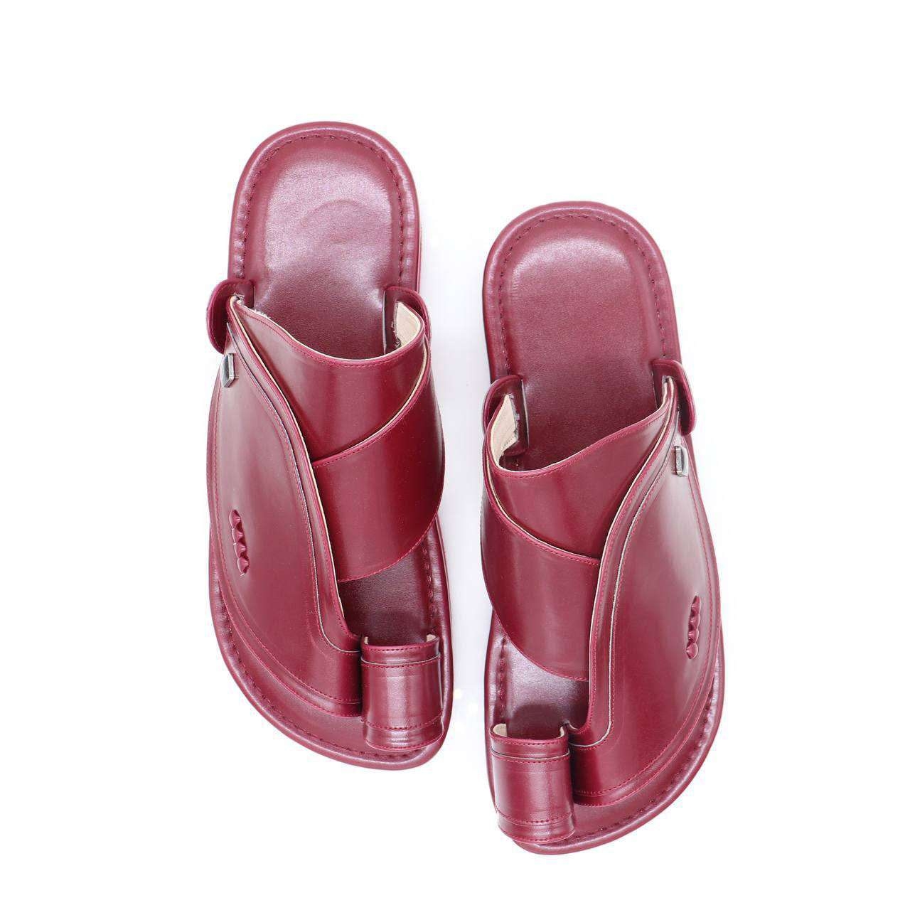 حذاء شرقي سادة عنابي 3 حذاء شرقي سادة عنابي 3