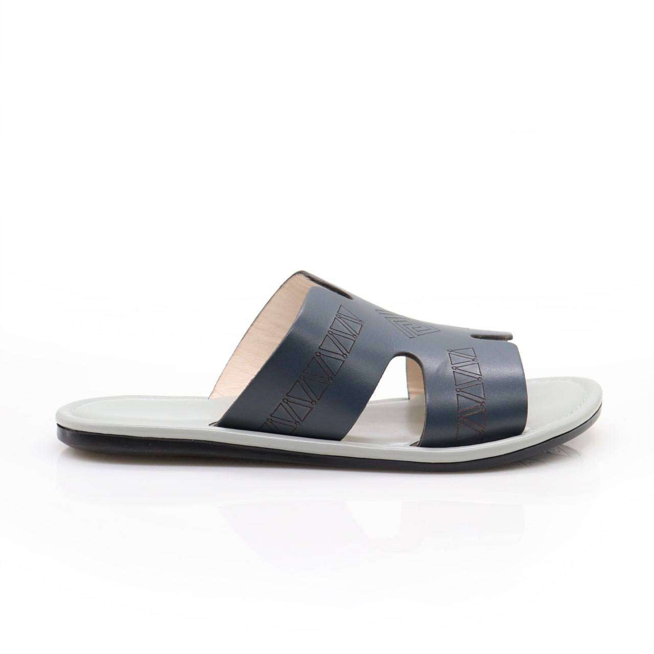 حذاء شرقي جلد ازرق 2 حذاء شرقي جلد ازرق 2