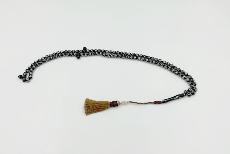 سبحة كوك مطعم فضة 99 خرزة سبحة كوك مطعم فضة 99 خرزة