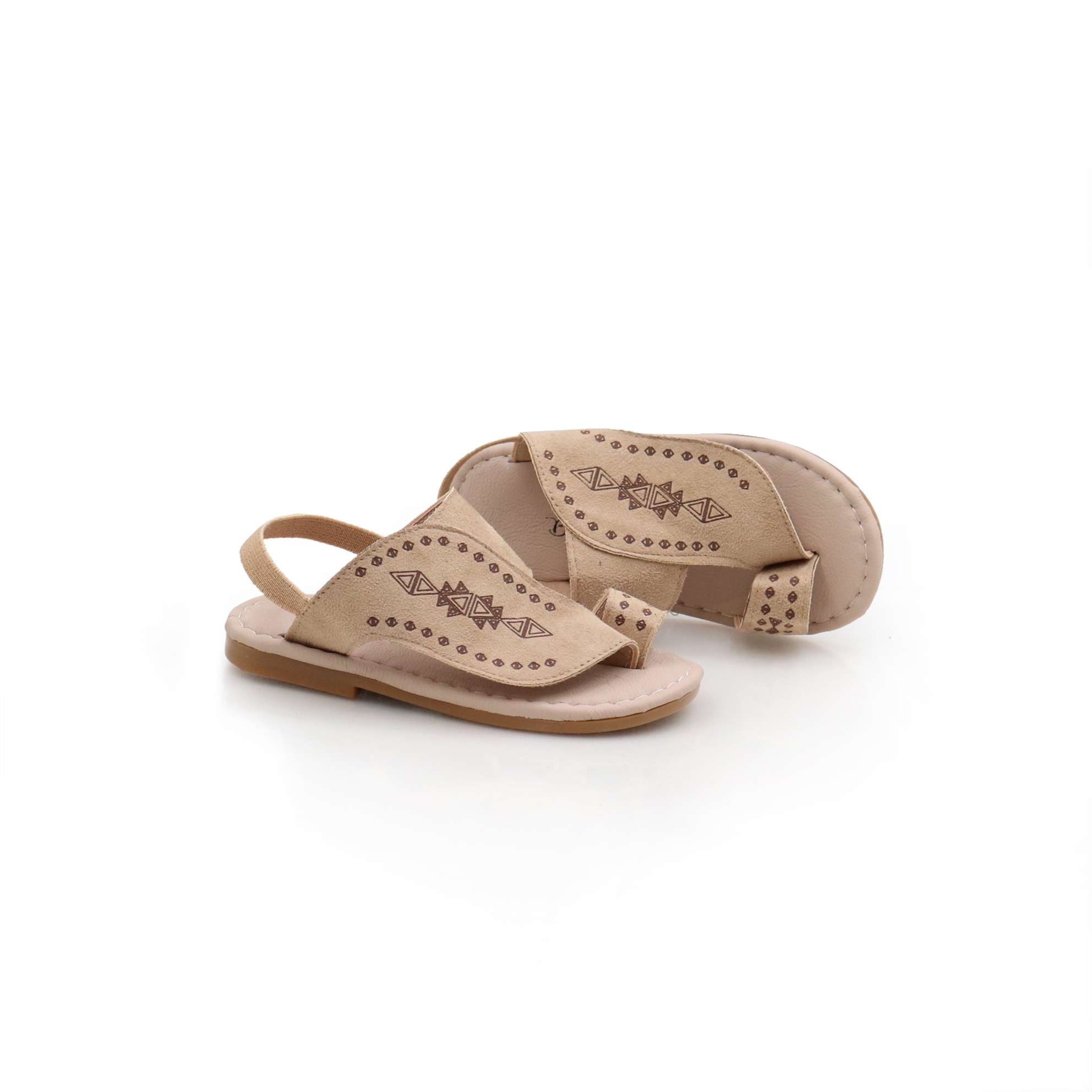 حذاء ولادي مطرز عسلي حذاء ولادي مطرز عسلي