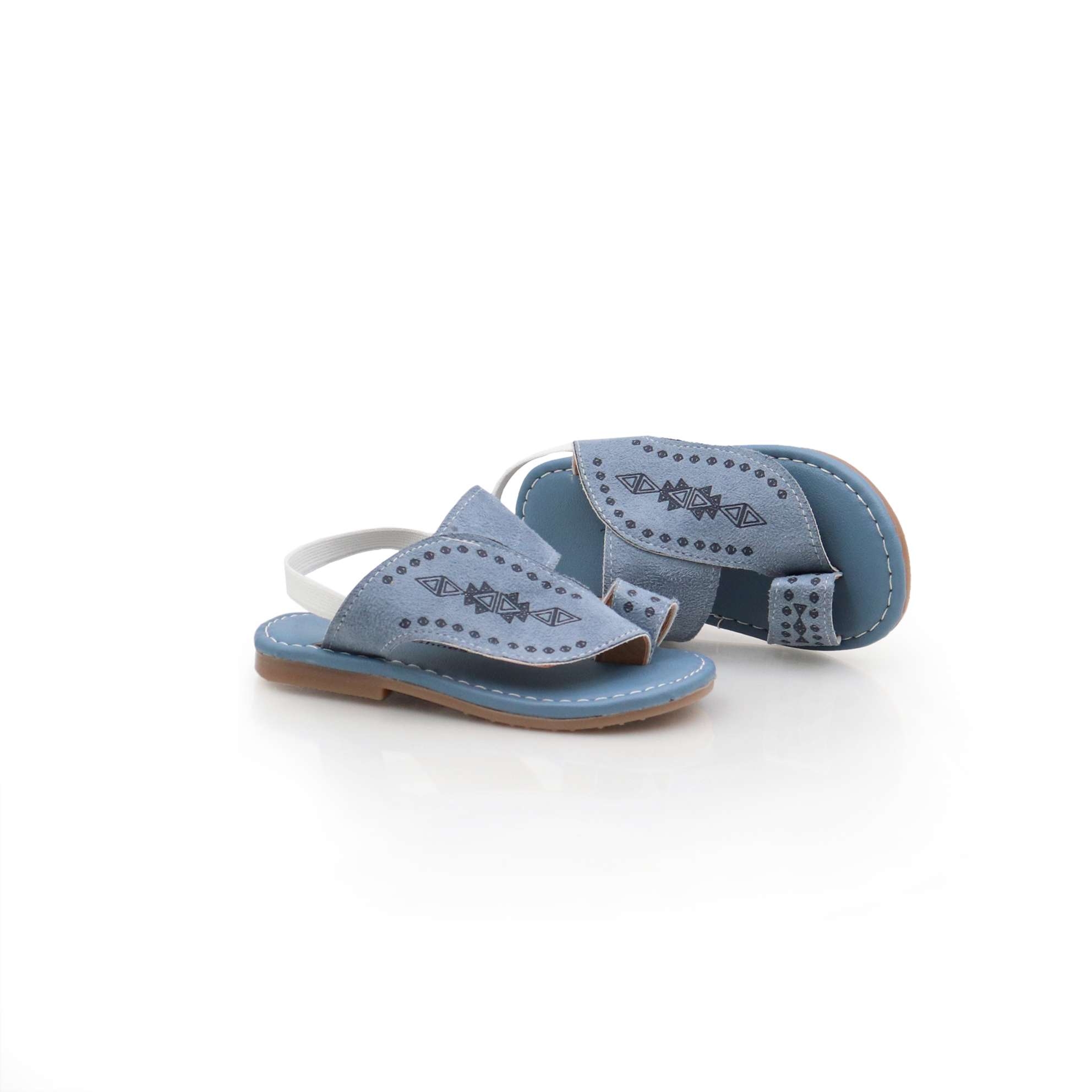 حذاء ولادي مطرز سماوي حذاء ولادي مطرز سماوي