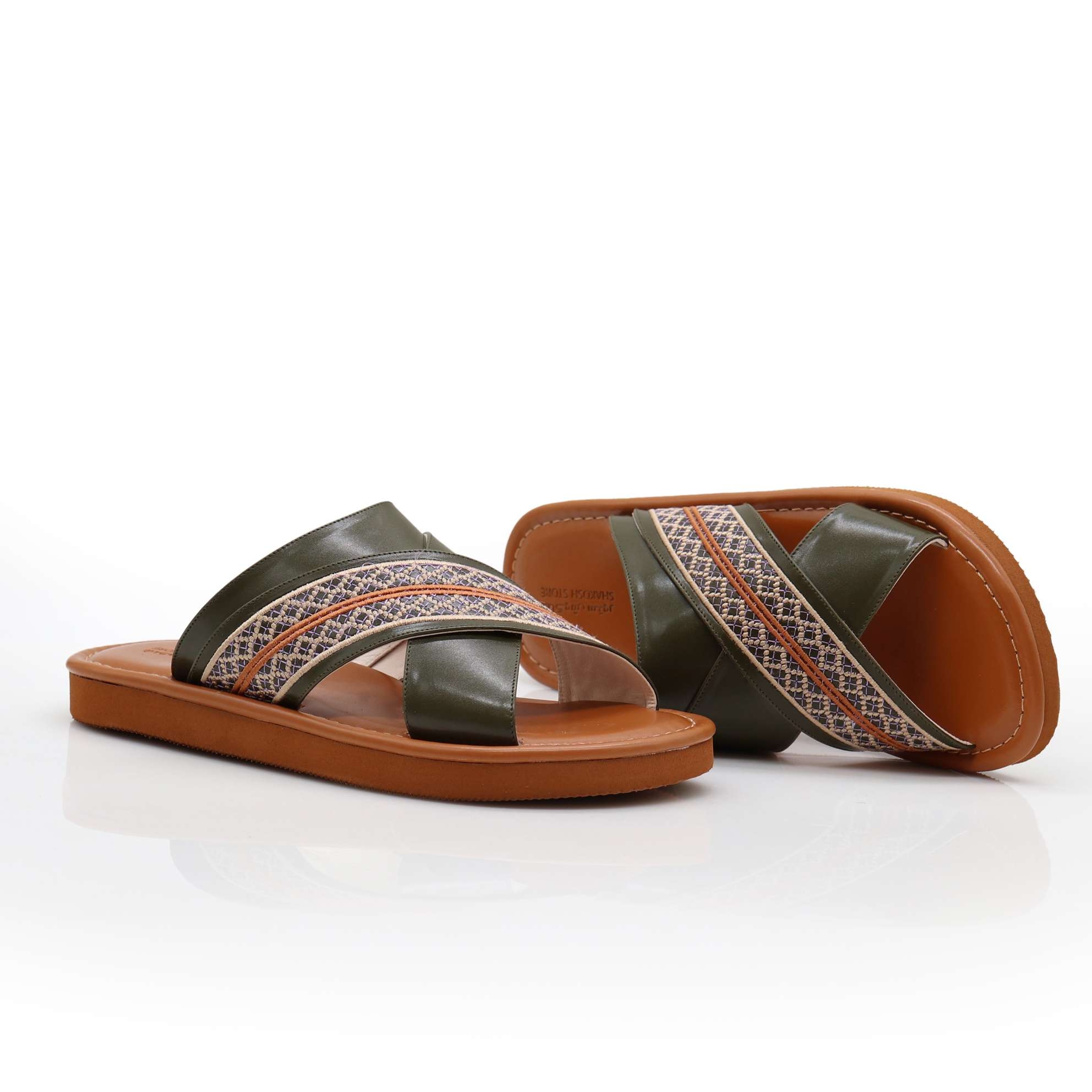 حذاء شرقي سبور أخضر فاتح 1 حذاء شرقي سبور أخضر فاتح 1