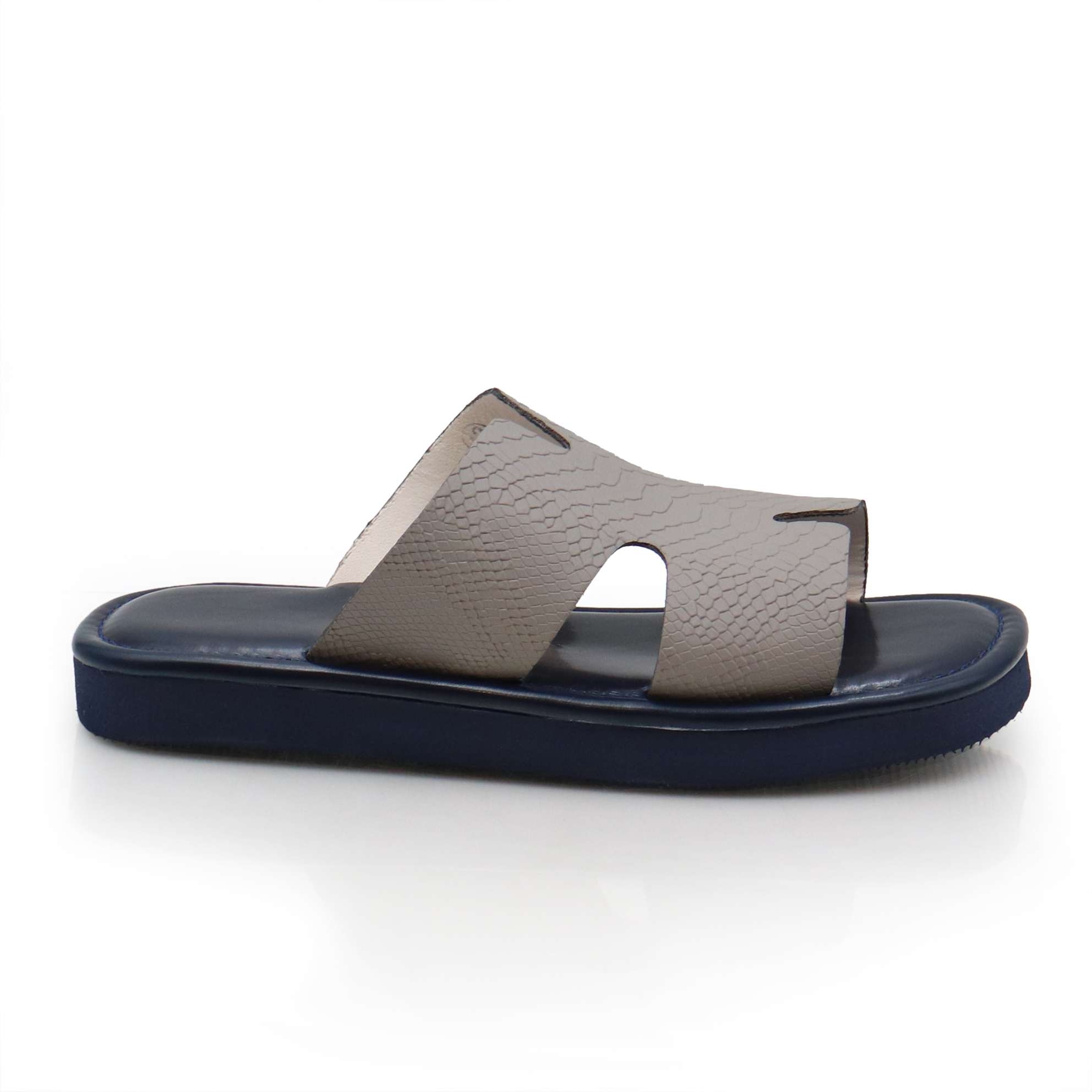 حذاء شرقي جلد طبيعي رصاصي 2 حذاء شرقي جلد طبيعي رصاصي 2