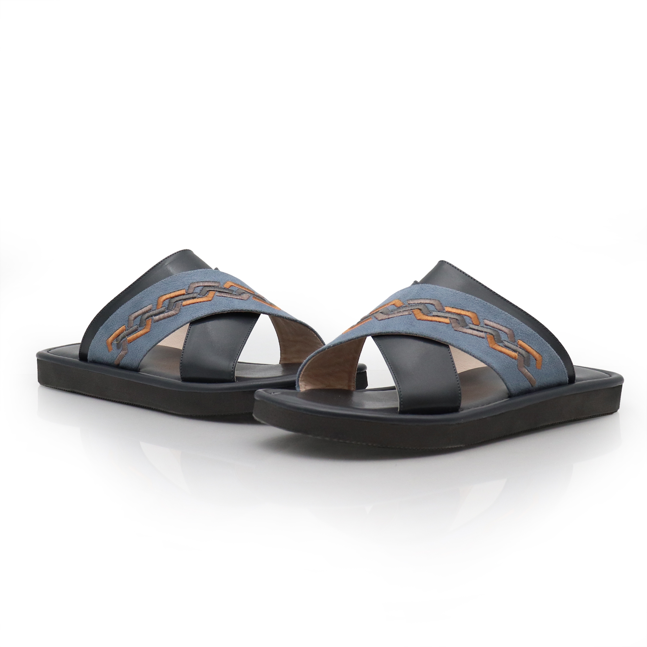 نعال زبيري اسود-رصاصي 3 نعال زبيري اسود-رصاصي 3