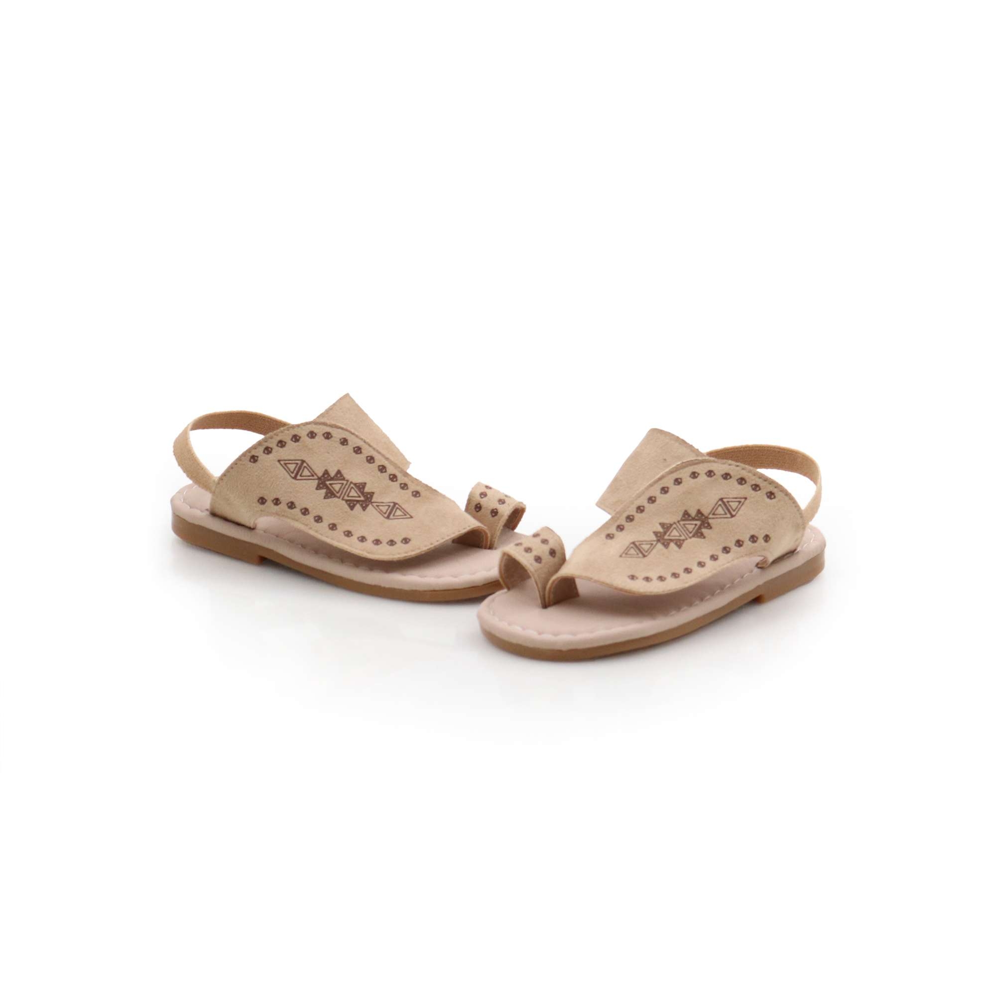 حذاء ولادي مطرز عسلي حذاء ولادي مطرز عسلي