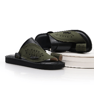 احذية شرقية مطرزة اسود زيتي احذية شرقية مطرزة اسود زيتي